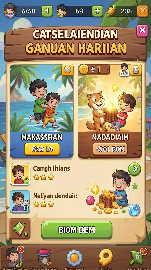 ko857 - Berbagai karakter menarik untuk dipilih dan dimainkan.