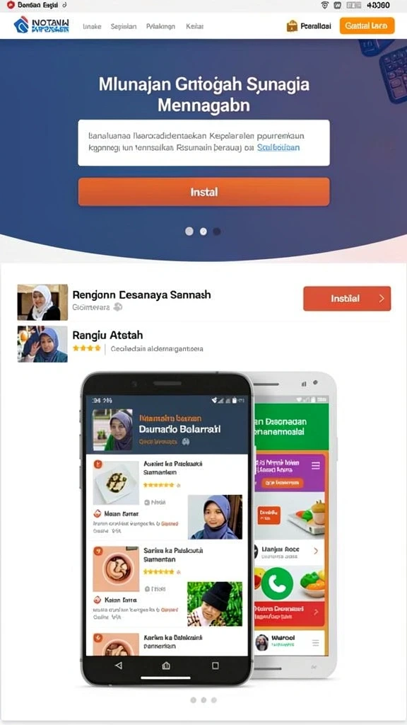sarang777 - Tampilan awal yang menarik dari aplikasi SARANG777.